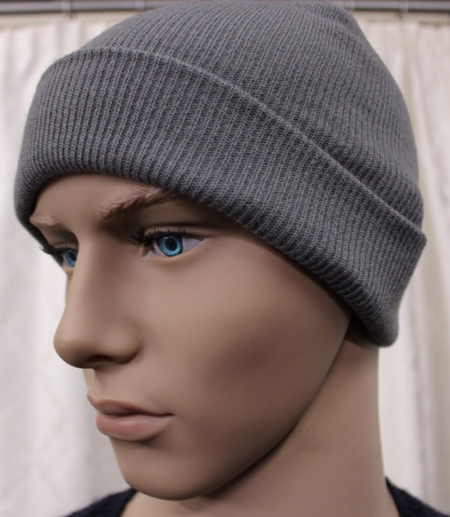 Cappello uomo invernale lana pile cuffia berretto zuccotto beanie grigio  marrone